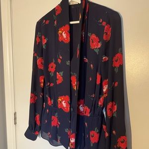 Babaton Floral blouse